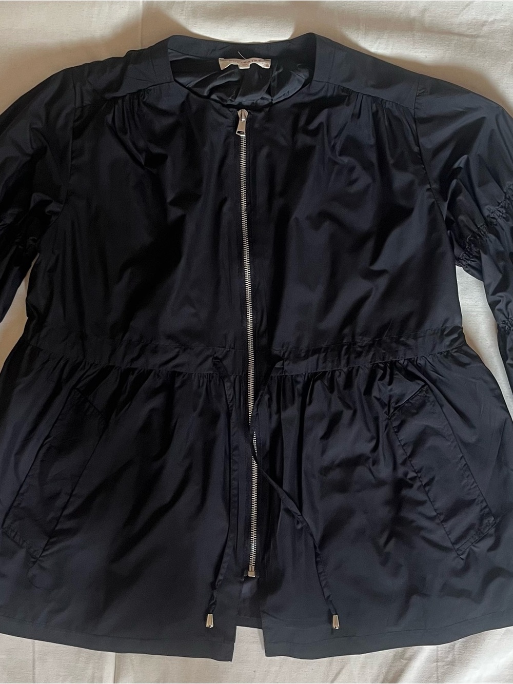 Solitaire Black Utility Zip-Front Jacket